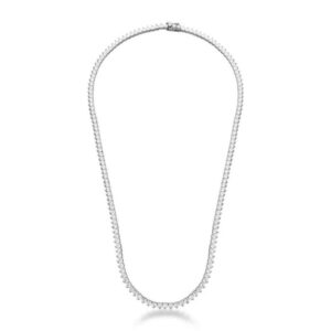 Colar Riviera Glow Light 51 cm - Rodio Zirconia Incolor