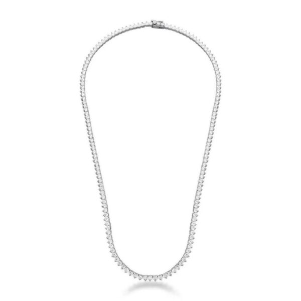 Colar Riviera Glow Light 51 cm - Rodio Zirconia Incolor