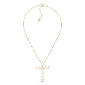 Colar Divine Icon - Dourado Perola Branca