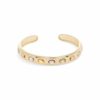 Bracelete Cristal Citrino, Cristal Rodolita, Cristal Peridoto  - Banho de Ouro 18k