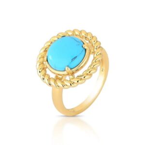Anel Divine Turquesa