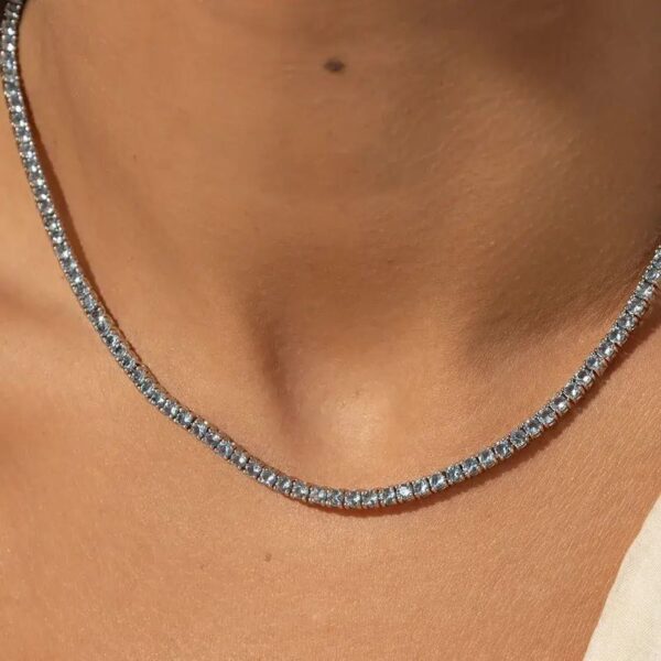 Colar Riviera Zircônias Diamond Blue - Image 3