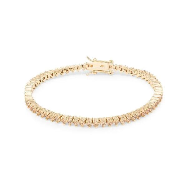 Pulseira Riviera  Zircônias Ambar