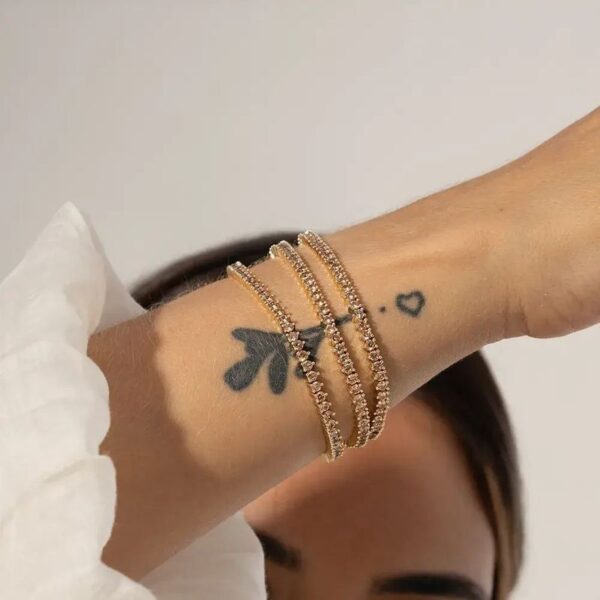 Pulseira Riviera  Zircônias Ambar - Image 2