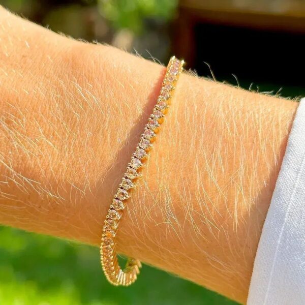 Pulseira Riviera  Zircônias Ambar - Image 3