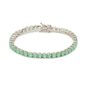 Pulseira Riviera Fusion Esmeralda Colombiana