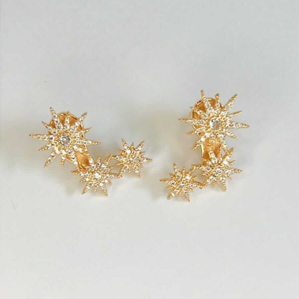 Brinco Earcuff Estrelas