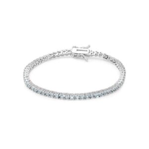 Pulseira Riviera Zircônias Diamond Blue