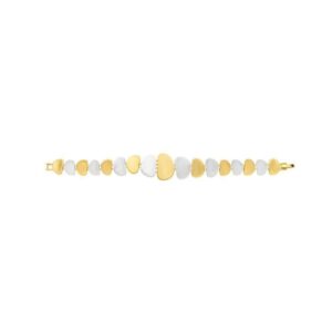 Pulseira Go Flat - Mix de Banho Silver Fosco