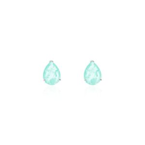 BRINCO GOTA 10 MM LISA TRES GARRAS PRATA -COLOMBIANA