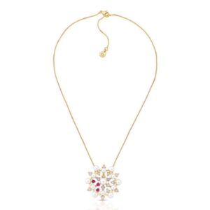 Colar Star Pearl - Dourado Perola