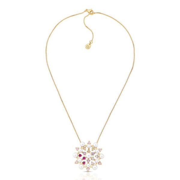Colar Star Pearl - Dourado Perola