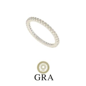 ANEL ALIANÇA MOISSANITE 1,25MM